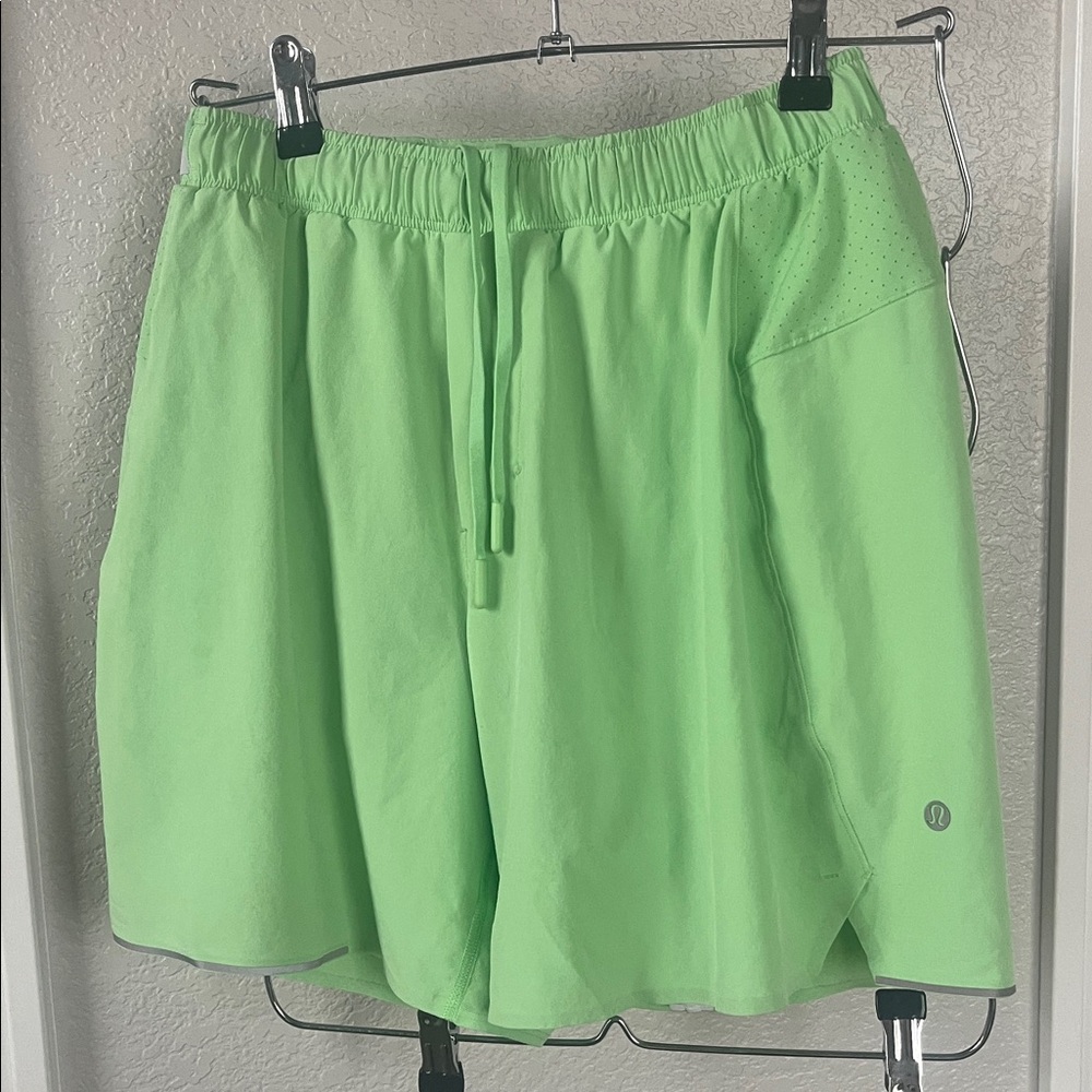 Mens Lululemon Lime Green Shorts size small